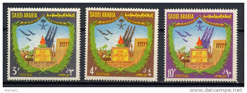 Saudia Arabia 1974 Space Set Of 3 MNH - Asia
