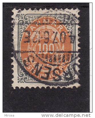 8148 - Danemark 1875 -  Yv.no.29A Oblitere - Service