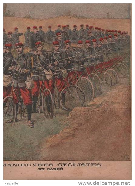 LE PETIT JOURNAL 3 OCTOBRE 1897 - MANOEUVRES CYCLISTES - GUERRE SAINTE EN INDE ANGLAISE - VERSAILLES HOCHE - Le Petit Journal