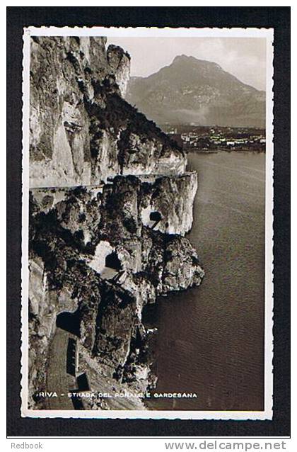 3 Real Photo Postcards Riva Strada Gardesana - Ponale - Lake Garda Italy - Ref 394 - Other & Unclassified