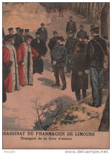 LE PETIT JOURNAL 07 MARS 1897 - THEATRE CHEZ LES CHASSEURS ALPINS ( LANS LE BOURG )- ASSASSINAT DU PHARMACIEN DE LIMOURS - Le Petit Journal