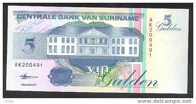 SURINAME - 5 GULDEN 1998 - P.136 - Surinam