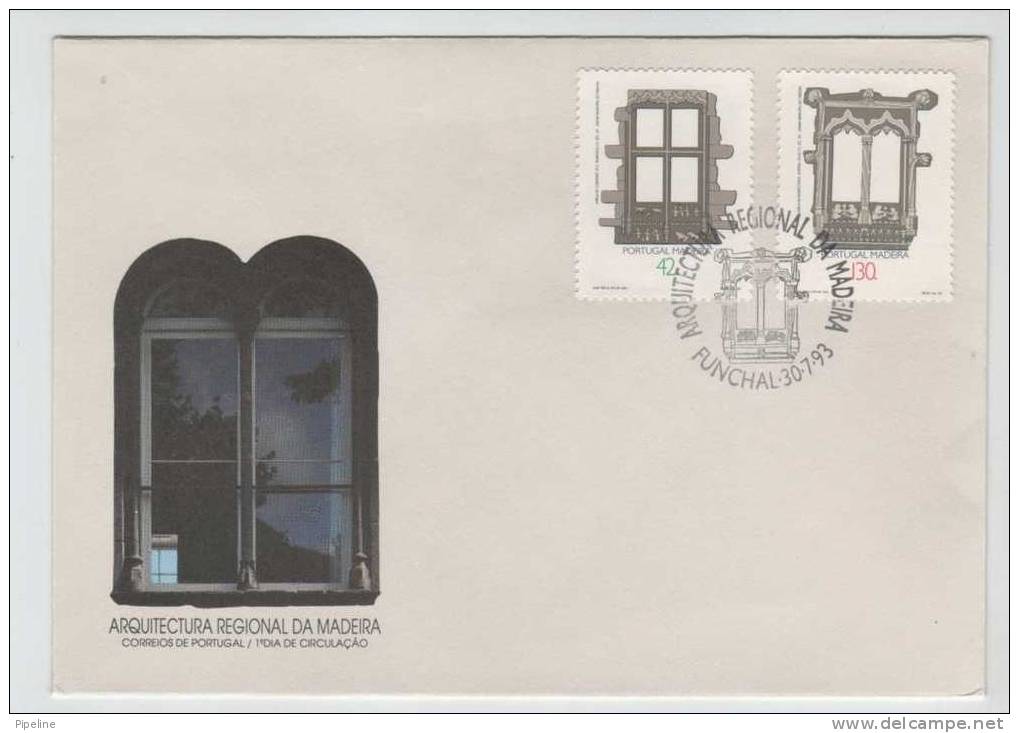 Portugal Madeira FDC 30-7-1993 With Cachet - Madère