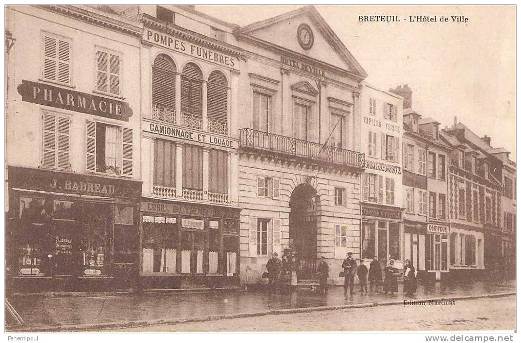 BRETEUIL.     L'Hôtel De Ville - Breteuil