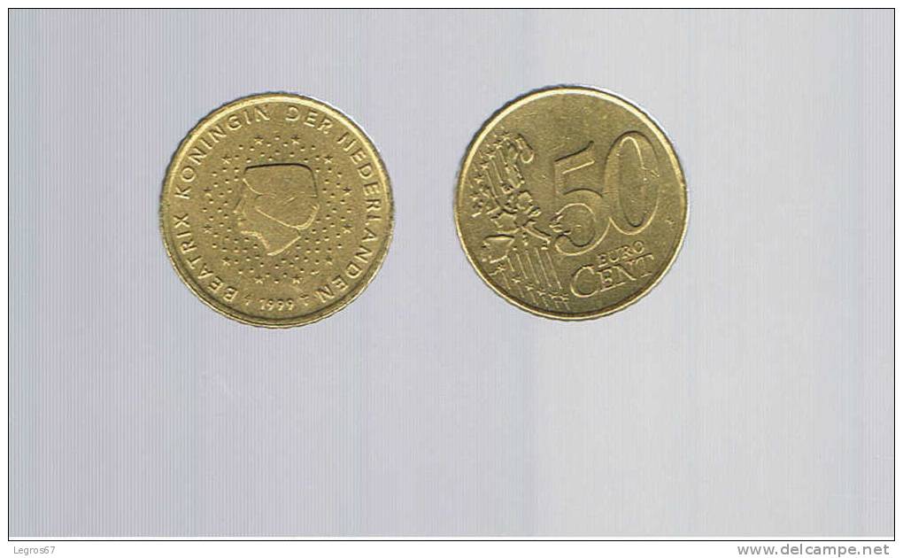 PIECE DE 50 CT EURO PAYS BAS 1999 - Pays-Bas