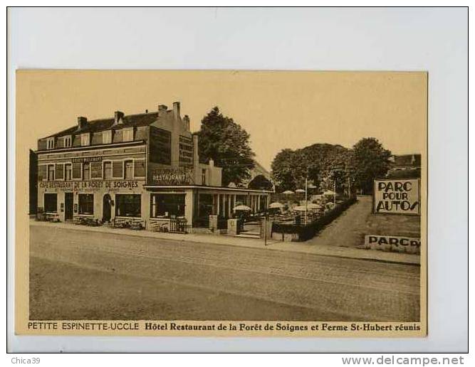 005878  -  Petite Espinette - Uccle - Hôtel Restaurant De La Forêt De Soignes Et Ferme St-Hubert Réunis - Uccle - Ukkel