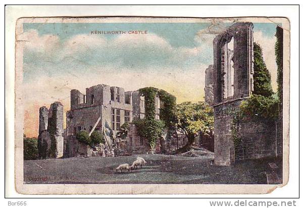 GOOD OLD GB POSTCARD - Kenilworth Castle - Other & Unclassified