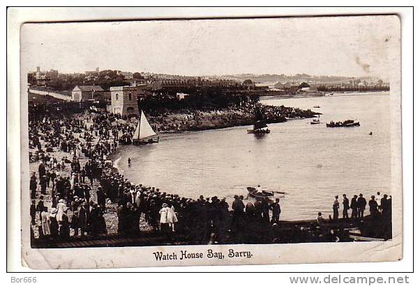 GOOD OLD GB POSTCARD - Barry Island - Watch House Bay - Glamorgan