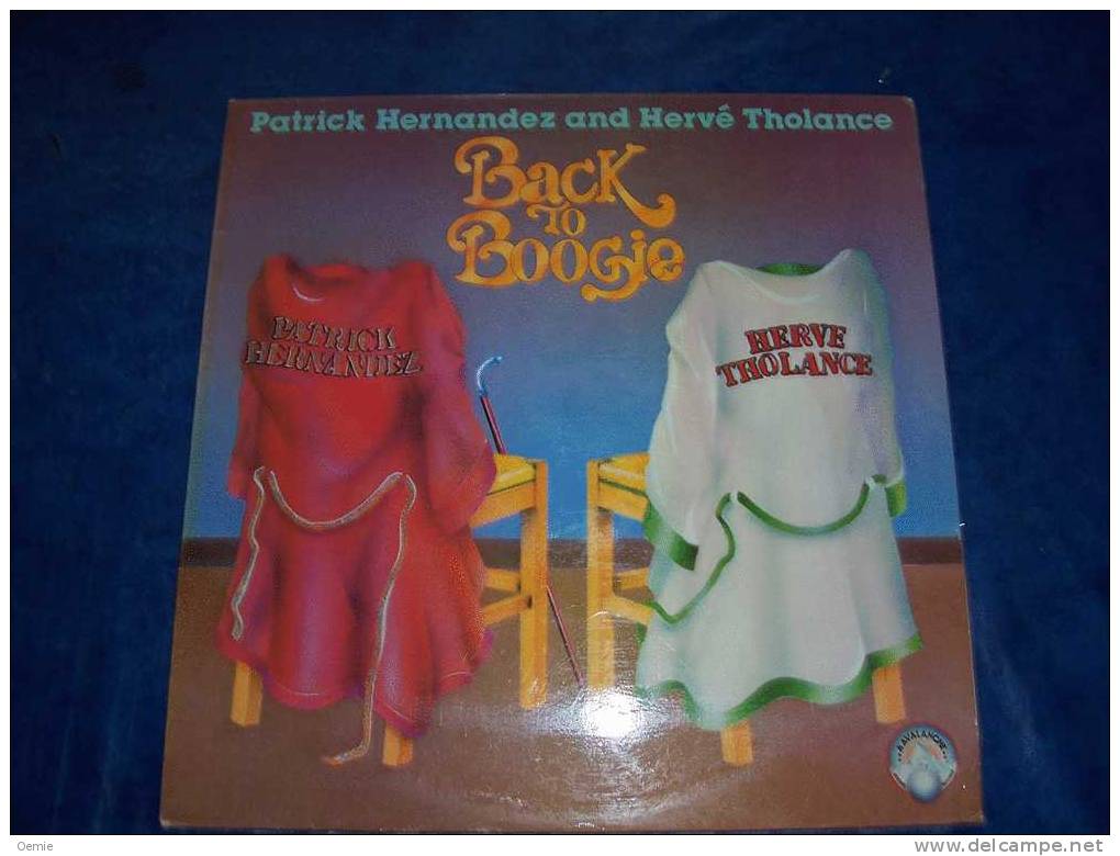 PATRICK  HERNANDEZ      BACK TO BOOGIE - 45 T - Maxi-Single