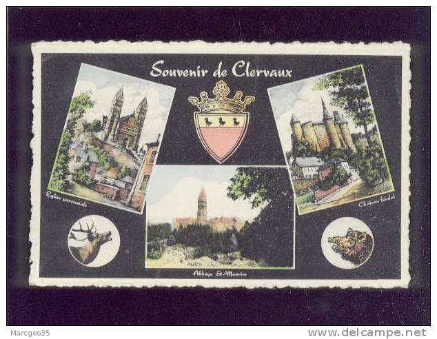 Souvenir De Clervaux  Multivue édit.géoluc Belle Cpsm - Clervaux