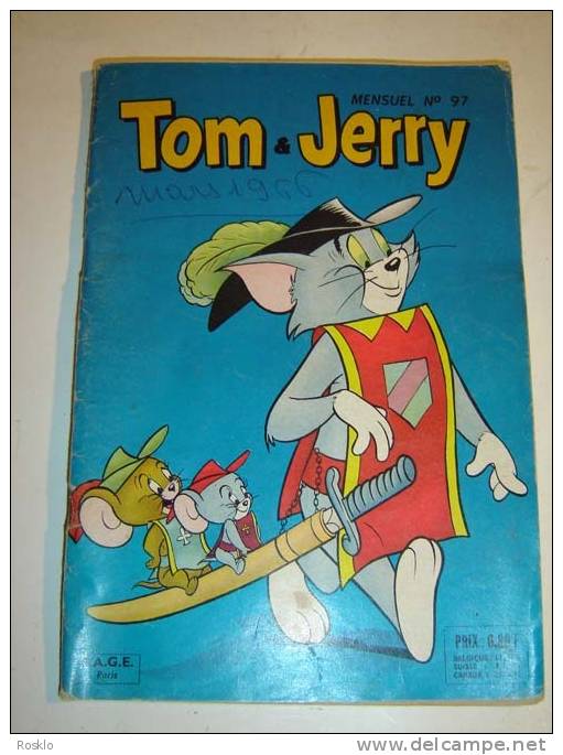 BD / TOM ET JERRY    N° 97  DE 1966 /  TRES BEL   ETAT - A Suivre