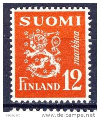 ##Finland 1950. Lion. Michel 381. MH (*) - Unused Stamps