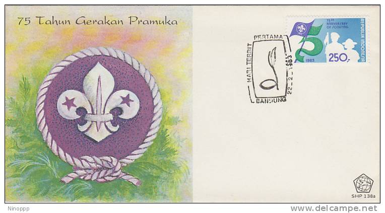 Indonesia-1982 75th Anniversary Of Scouting  Cover - Other & Unclassified