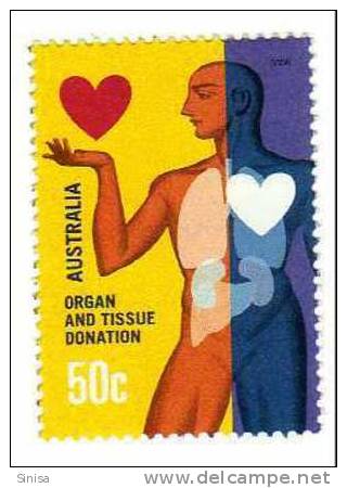 Australia / Medicine / Organ Donation - Ungebraucht