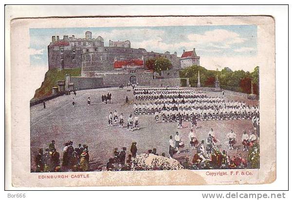 GOOD OLD GB POSTCARD - EDINBURGH Castle - Midlothian/ Edinburgh