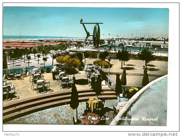 LAZIO Ostia Lido (Roma) Stabilimento Kursaal 1963 Viaggiata-  Formato Grande - - Altri & Non Classificati