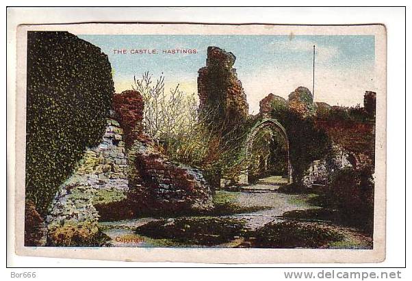 GOOD OLD GB POSTCARD - HASTINGS Castle - Hastings