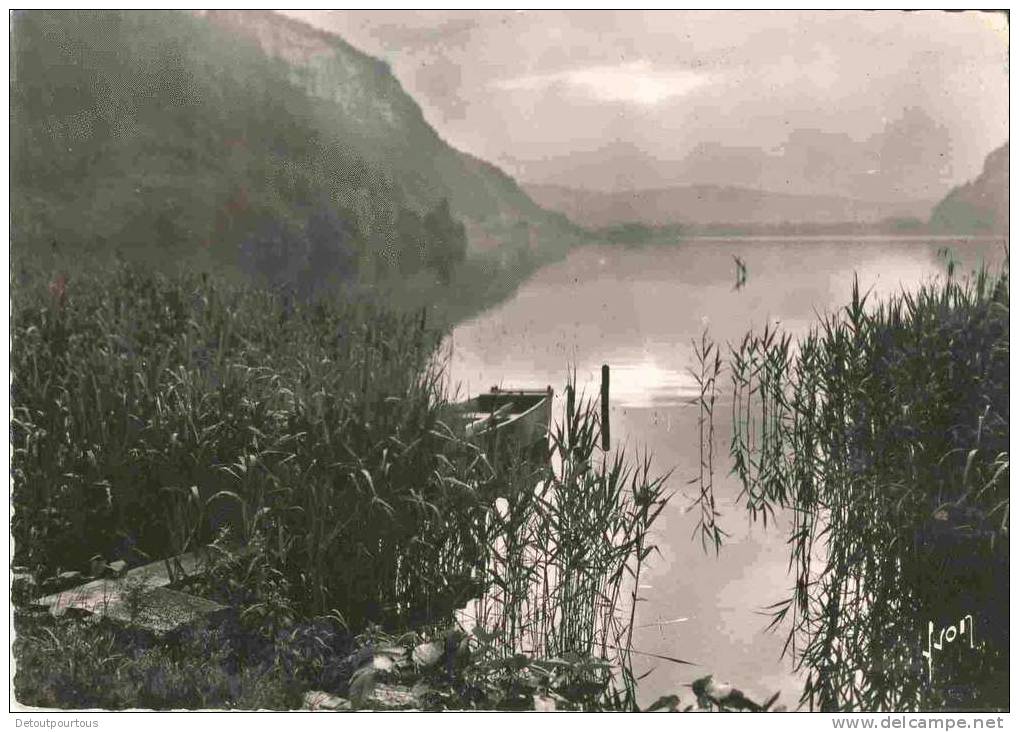 NANTUA Ain : Le Lac Barque - Nantua