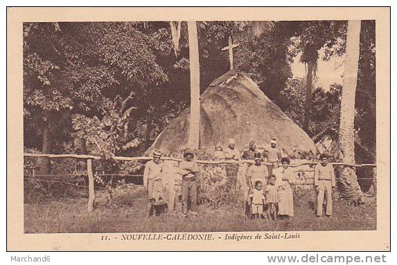 NOUVELLE CALEDONIE INDIGENES DE SAINT LOUIS  Editeur EB - Nouvelle Calédonie