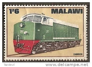 MALAWI - 1968 1/6 Train. Scott 89. Used - Malawi (1964-...)