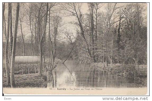 Lardy. La Juine Au Pont De L'Hêtre. - Lardy