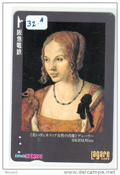 Télécarte  JAPAN (32a)  *  Peinture Art Kunst Painting Malerei Phonecard * Albrecht Dürer - Painting