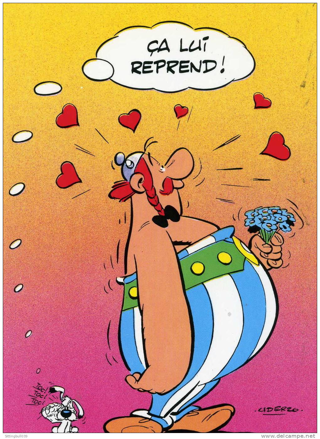 ASTERIX. CARTE POSTALE SERIE ASTERIX. Réf. BD 22. Ed. ADMIRA / Ed. ALBERT RENE / GOSCINNY-UDERZO. 1987 - Astérix