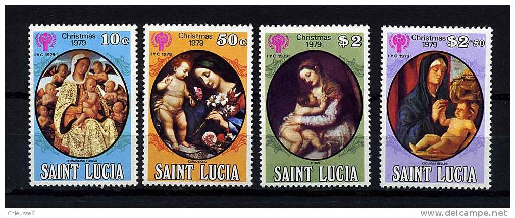 Ste Lucie ** N° 473 à 476 - Noël Et Année De L'enfant - St.Lucie (1979-...)