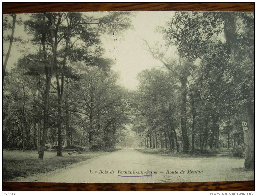 78 - VERNEUIL-sur-SEINE - Les Bois, Route De Meulan. - Verneuil Sur Seine