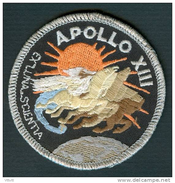 Ecusson Brodé : Expédition Spatiale APOLLO XIII (Ex. Luna-Scienta) Aéronautique, Aviation, Espace, Fusée - Patches