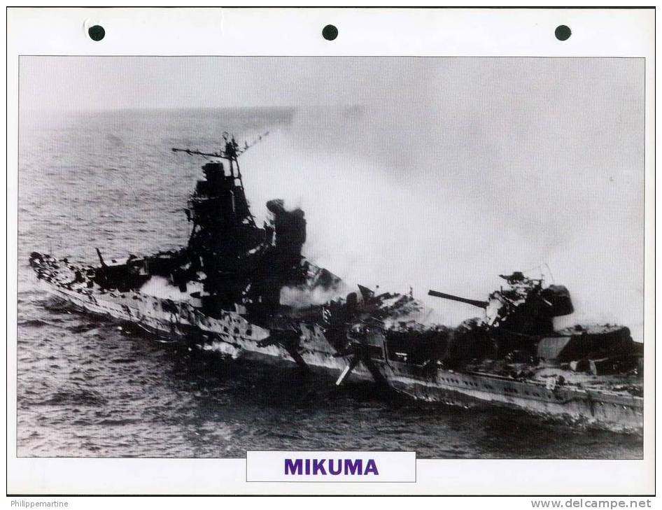 Japon 1942 : Croiseur Lourd MIKUMA - Boats