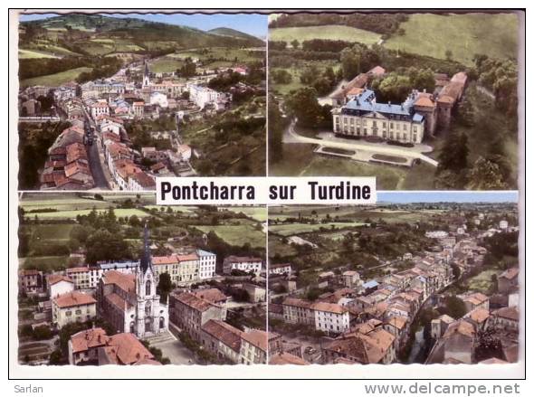 69 , PONTCHARRA SUR TURDINE , Multi Vues - Pontcharra-sur-Turdine