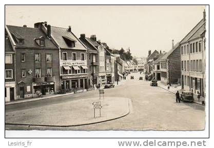 CPA - PHOTO -BRETEUIL SUR NOYE - RUE DE LA REPUBLIQUE - 10 - HOTEL DE FRANCE - PHARMACIE - G. COUSIN - Breteuil