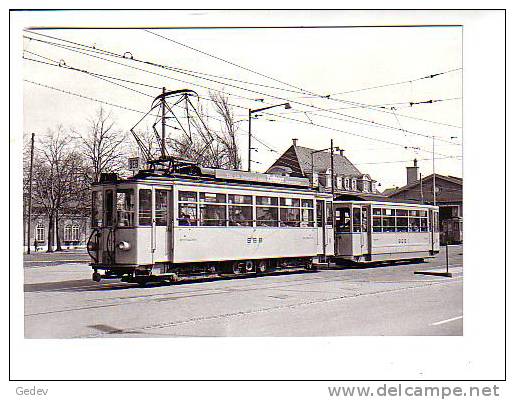 Tram BEB Bâle Photo Rochaix 1968 BVA 96.9 - Basel