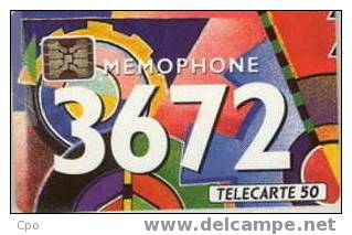 # France 266IA F293BA MEMOPHONE 3672 GEOMETRIE 50u Sc5 01.93 Tres Bon Etat - 1993