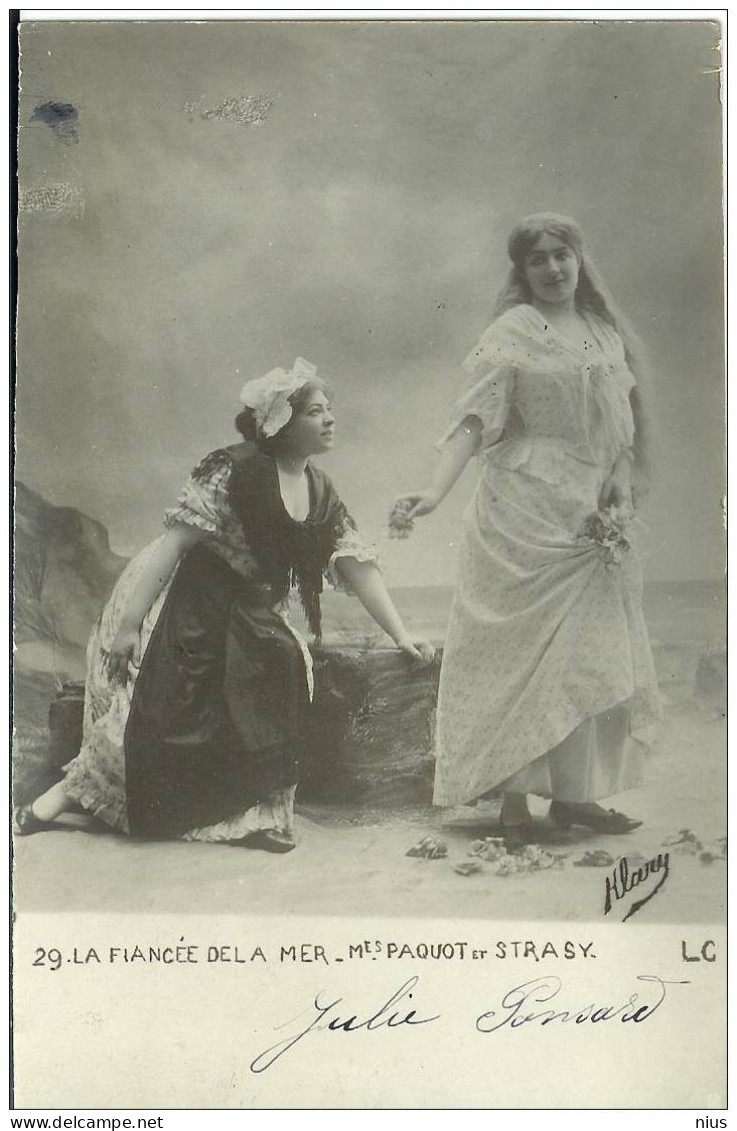 Opera Theatre Theater Teatro Teatr Strasy Paquot La Fiancee De La Mer 1903 - Opera