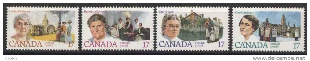 Canada 1981 - Famous Women - Unused Stamps