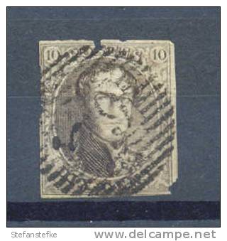Belgie - Belgique Ocb Nr :  6     Dun Papier  (zie Scan) Medaillons Defauts - 1851-1857 Medallions (6/8)