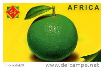 AFRICA - 5 Euros - Orange Verte - Zonder Classificatie