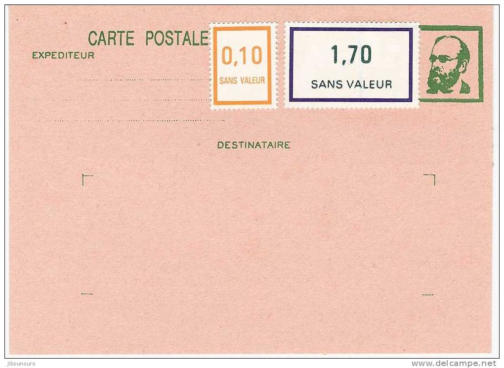 Rare Entier Postal Fictifs Cours D'instruction De Strasbourg Louis Mexandeau 1982 - Fictifs