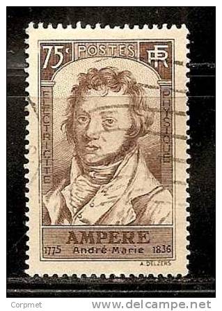 ELECTRICITY - FRANCE - 1936 - ANDRÉ-MARIE AMPERE  - Yvert  N° 310  - VF USED - Electricity