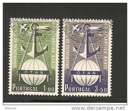 Por Mi.Nr. 778-79/ - PORTUGAL -  Stempel Vom Ersttag 4.4.52 NATO - Usati