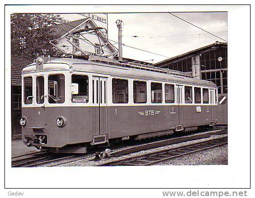 Tram BTB Oberwil Photo Rochaix 1967 BVA 132.8 - Autres & Non Classés