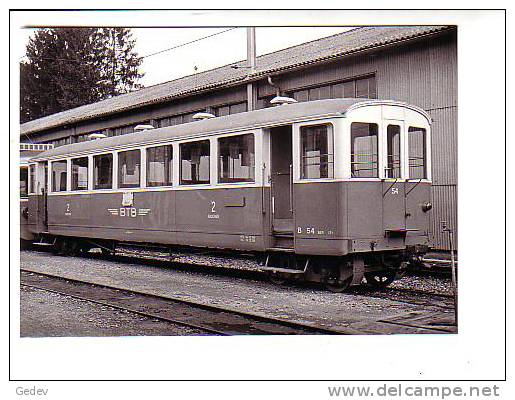 Tram BTB Oberwil Photo Rochaix 1967 BVA 132.12 - Autres & Non Classés