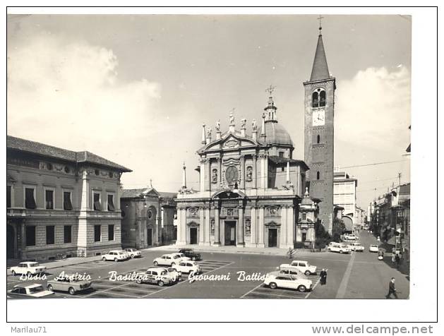 LOMBARDIA BUSTO ARSIZIO (VARESE) BASILICA FG VG 1965 Viaggiata  -  Formato Grande - - Busto Arsizio