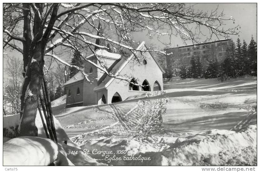 Suisse - St Cergue - Architecture - Eglise - Saint-Cergue