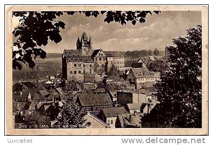 DIEZ A. D. LAHN. BLICK AUF DAS SCHLOSS. - Diez