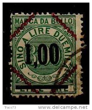 1871 - MARCHE DA BOLLO PER CAMBIALI - EFFETTI DI COMMERCIO - SOVRAStAMPATA - Losanghe - Revenue Stamps