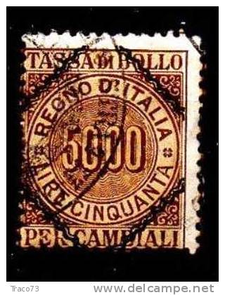 1922 - MARCHE DA BOLLO PER CAMBIALI - LOSANGHE - Fiscale Zegels