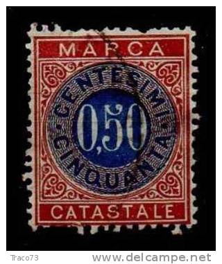 1872 - MARCHE DA BOLLO CATASTALI - Fiscaux